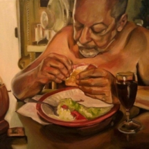 Papa Pari 16x20 Oil On Canvas